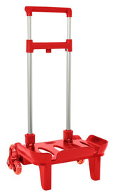 CARRO PORTAMOCHILAS PLEGAB, TRIPLE RUEDA ROJO | SAFTA, S,A,